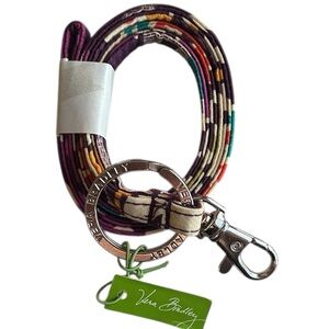 New Vera Bradley Plum Crazy Lanyard
